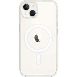 iPhone 15 Plus Θήκη Σιλικόνης Διάφανη MagSafe Phone Case Transparent