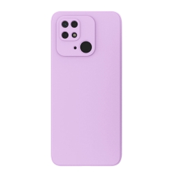 Xiaomi Redmi 10C Θήκη Σιλικόνης Μωβ Soft Touch Silicone Rubber Soft Case Purple