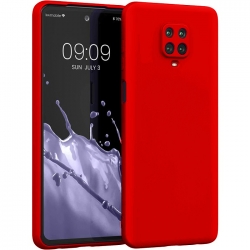 Xiaomi Redmi Note 9S / 9 Pro / 9 Pro Max Θήκη Σιλικόνης Κόκκινη Soft Touch Silicone Rubber Soft Case Red