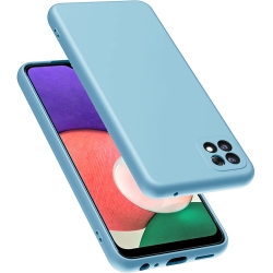 samsung-galaxy-a22-5g-thiki-soft-touch-silicone-rubber-soft-case-light-blue