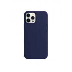 iPhone 12 Pro Max Θήκη Σιλικόνης Μπλε Soft Touch Silicone Rubber Soft Case Navy