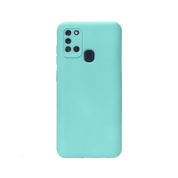 Samsung Galaxy A21s Θήκη Σιλικόνης Βεραμάν Soft Touch Silicone Rubber Soft Case Mint