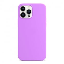iPhone 13 Pro Max Θήκη Σιλικόνης Μωβ Soft Touch Silicone Rubber Soft Case Purple
