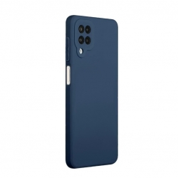 Samsung Galaxy A42 Θήκη Σιλικόνης Μπλε Soft Touch Silicone Rubber Soft Case Navy
