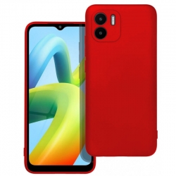 Xiaomi Redmi A1 / A2 Θήκη Σιλικόνης Κόκκινη Soft Touch Silicone Rubber Soft Case Red