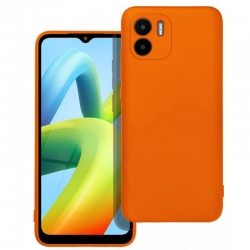 Xiaomi Redmi A1 / A2 Θήκη Σιλικόνης Πορτοκαλί Soft Touch Silicone Rubber Soft Case Orange