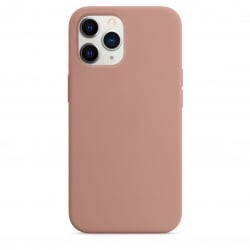 iPhone 11 Pro Θήκη Σιλικόνης Καφέ Soft Touch Silicone Rubber Soft Case Coffee