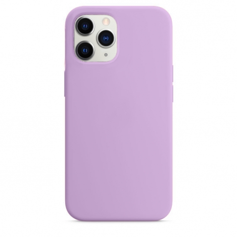 iPhone 11 Pro Θήκη Σιλικόνης Μωβ Soft Touch Silicone Rubber Soft Case Purple