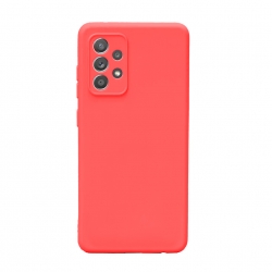 Samsung Galaxy A52 4G / A52 5G / A52s Θήκη Σιλικόνης Κόκκινη Soft Touch Silicone Rubber Soft Case Red