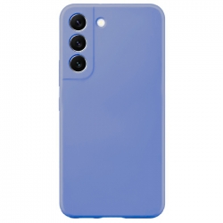 Samsung Galaxy S22 5G Θήκη Σιλικόνης Μπλε Soft Touch Silicone Rubber Soft Case Navy