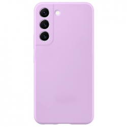 Samsung Galaxy S22 5G Θήκη Σιλικόνης Μωβ Soft Touch Silicone Rubber Soft Case Purple