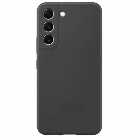 Samsung Galaxy S22 5G Θήκη Σιλικόνης Μαύρη Soft Touch Silicone Rubber Soft Case Black