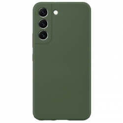 Samsung Galaxy S22 5G Θήκη Σιλικόνης Πράσινο Soft Touch Silicone Rubber Soft Case Green