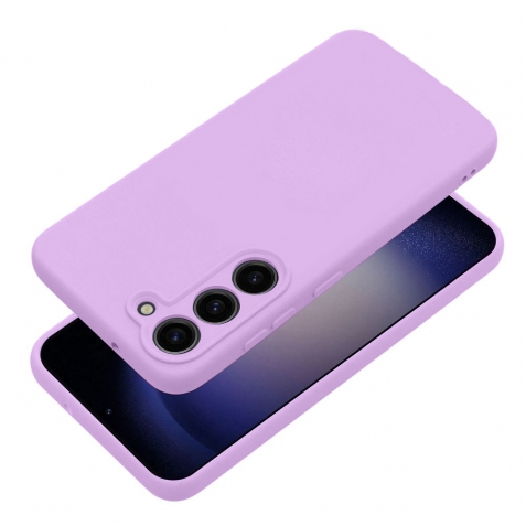 Samsung Galaxy S23 5G Θήκη Σιλικόνης Μωβ Soft Touch Silicone Rubber Soft Case Purple