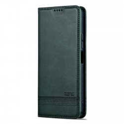 Xiaomi Poco C65 / Xiaomi Redmi 13C 4G Θήκη Βιβλίο Πράσινο Σκούρο AZNS Magnetic Calf Texture Flip Phone Case Dark Green