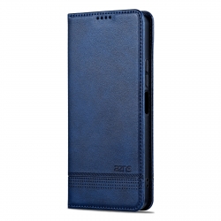 Xiaomi Poco C65 / Xiaomi Redmi 13C Θήκη Βιβλίο Μπλε Σκούρο AZNS Magnetic Calf Texture Flip Phone Case Dark Blue