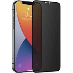 iPhone 11 Pro Max / XS Max Privacy Full Face Tempered Glass Black Φιμέ