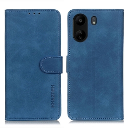 Xiaomi Poco C65 / Xiaomi Redmi 13C 4G Θήκη Βιβλίο Μπλε KHAZNEH Matte Texture Phone Case Blue