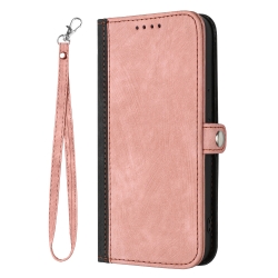 Xiaomi Poco C65 / Xiaomi Redmi 13C 4G Θήκη Βιβλίο Ροζ Side Buckle Double Fold Hand Strap Phone Case Pink