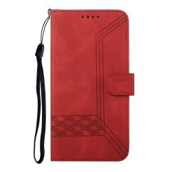 Xiaomi Poco C65 / Xiaomi Redmi 13C 4G Θήκη Βιβλίο Κόκκινο Cubic Skin Feel Flip Phone Case Red
