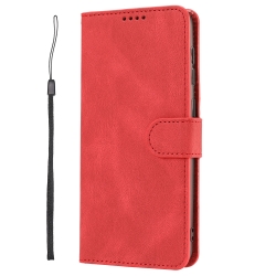 Xiaomi Redmi 12C Θήκη Βιβλίο Κόκκινο Fantasy Skin-feel Calfskin Texture Phone Case Red
