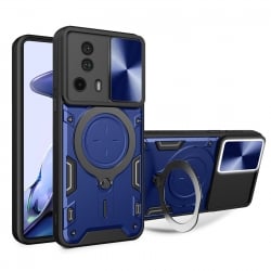 Xiaomi 13 Lite 5G Θήκη Μπλε Με Σταντ Sliding Camshield Card Phone Case Blue