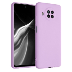 Xiaomi Mi 10T Lite Θήκη Σιλικόνης Μωβ Soft Touch Silicone Rubber Soft Case Purple