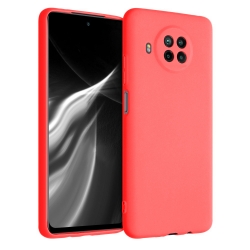 Xiaomi Mi 10T Lite Θήκη Σιλικόνης Κόκκινη Soft Touch Silicone Rubber Soft Case Red