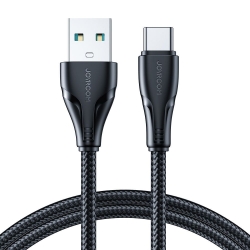 Joyroom USB - USB C 3A Cable Surpass Series For Fast Charging and Data Transfer 1.2m Black (S-UC027A11)