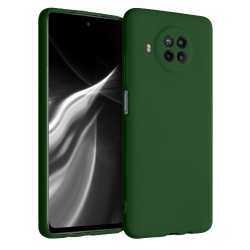 Xiaomi Mi 10T Lite Θήκη Σιλικόνης Πράσινο Soft Touch Silicone Rubber Soft Case Green
