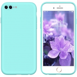 iPhone 7 Plus / 8 Plus Θήκη Σιλικόνης Βεραμάν Soft Touch Silicone Rubber Soft Case Mint