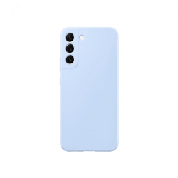 Samsung Galaxy S22 Plus 5G Θήκη Σιλικόνης Απαλό Μπλε Soft Touch Silicone Rubber Soft Case Light Blue