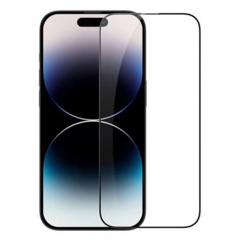 iPhone 15 Pro Max Προστατευτικό Τζαμάκι Wozinsky Full Glue Full Screen Tempered Glass Black