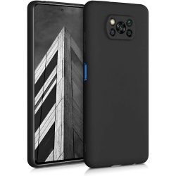 Xiaomi Poco X3 NFC / X3 Pro Θήκη Σιλικόνης Μαύρη Silicone Case Black