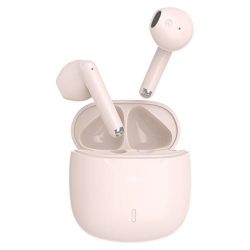 iPro TW100 Pink In-ear Bluetooth Handsfree Ακουστικά με Θήκη Φόρτισης Ροζ