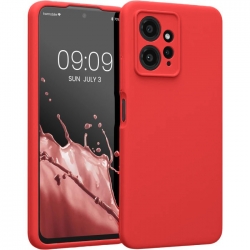 Xiaomi Redmi Note 12 4G Θήκη Σιλικόνης Κόκκινη Silicone Case Red
