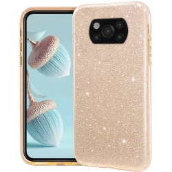Xiaomi Poco X3 NFC / X3 Pro Θήκη Σιλικόνης Glitter Silicone Case Gold