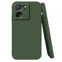 Xiaomi 13T Θήκη Σιλικόνης Πράσινη Matt TPU Silicone Case Green