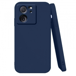 Xiaomi 13T Θήκη Σιλικόνης Μπλε Matt TPU Silicone Case Blue