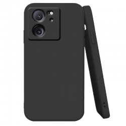 Xiaomi 13T Θήκη Σιλικόνης Μαύρο Matt TPU Silicone Case Black
