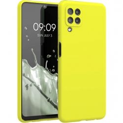 Samsung Galaxy A22 4G / M32 4G Θήκη Σιλικόνης Κίτρινη Soft Touch Silicone Rubber Soft Case Yellow