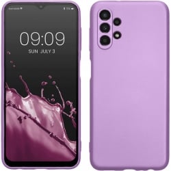Samsung Galaxy A13 4G Θήκη Σιλικόνης Μωβ Soft Touch Silicone Rubber Soft Case Purple