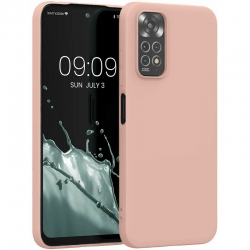 Xiaomi Redmi Note 11 / Note 11S Θήκη Σιλικόνης Καφέ Soft Touch Silicone Rubber Soft Case Coffee