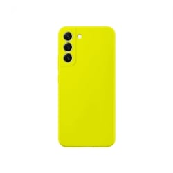 Samsung Galaxy S22 Plus 5G Θήκη Σιλικόνης Κίτρινη Soft Touch Silicone Rubber Soft Case Yellow