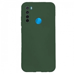 Xiaomi Redmi Note 8T Θήκη Σιλικόνης Πράσινη Soft Touch Silicone Rubber Soft Case Green