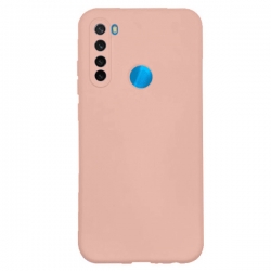 Xiaomi Redmi Note 8T Θήκη Σιλικόνης Καφέ Soft Touch Silicone Rubber Soft Case Brown