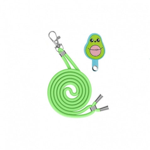 Λουράκι Λαιμού Universal Θήκης Smartphone Neck Strap With Hook And Emoji Avocado