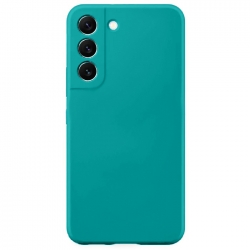 Samsung Galaxy S22 5G Θήκη Σιλικόνης Τιρκουάζ Soft Touch Silicone Rubber Soft Case Turquoise
