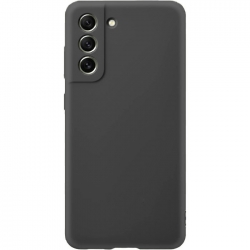 Samsung Galaxy S21 FE 5G Θήκη Σιλικόνης Μαύρη Soft Touch Silicone Rubber Soft Case Black