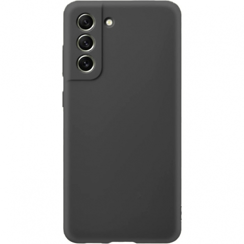 Samsung Galaxy S21 FE 5G Θήκη Σιλικόνης Μαύρη Soft Touch Silicone Rubber Soft Case Black